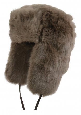 Pilotenmuts - MJM Ladies Rabbit Fur Hat (Khaki)