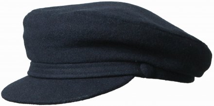 Fiddler cap - Gårda Tortoli Wool (marineblau)