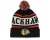 Muts - American Needle Chicago Blackhawks Pillow Line Knit (zwart/wit/rood)