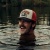 Kap - Black River Falcon Cotton Cap (crème/rood/zwart)