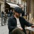 Flat cap - Gårda Aberdour Newsboy (zwart/grijs)