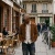 Flat cap - Gårda Vero Linen Newsboy Cap (bruin)