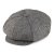 Flat cap - Jaxon Hats Marl Tweed Big Apple Cap (grijs)