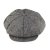 Flat cap - Jaxon Hats Marl Tweed Big Apple Cap (grijs)