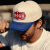 Kap - Black River Cincinnati Cotton Snapback (offwhite/blauw)