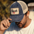 Kap - Black River Toledo Washed Trucker (marineblauw/crème)