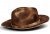Hoeden - Gårda Distressed Fedora (light)