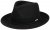 Hoeden - Stetson Fedora Softfelt (zwart)