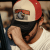 Kap - Black River Falcon Cotton Cap (crème/rood/zwart)
