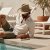 Stro hoed - Gårda Agulo Natural Straw Trilby (naturel/crème)