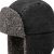Pilotenmuts - Bomber Cap Denim Garage Theme (zwart)
