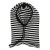 Bivakmuts - Gårda Valloire Striped Wool Mix Balaclava (zwart/wit)