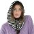 Bivakmuts - Gårda Valloire Striped Wool Mix Balaclava (zwart/wit)