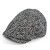 Flat cap - Gårda Coulter Newsboy (zwart/wit)