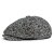 Flat cap - Gårda Coulter Newsboy (zwart/wit)