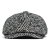 Flat cap - Gårda Coulter Newsboy (zwart/wit)