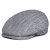 Flat cap - Gårda Edington Striped Sixpence (blauw)