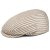 Flat cap - Gårda Gargery Striped Sixpence (beige)