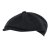 Flat cap - Gårda Premium Larkhall Wool Newsboy (zwart)