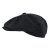 Flat cap - Gårda Premium Larkhall Wool Newsboy (zwart)