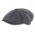 Flat cap - Gårda Premium Oakham Wool Newsboy (zwart/wit)