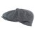 Flat cap - Gårda Premium Oakham Wool Newsboy (zwart/wit)