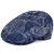 Flat cap - Gårda Phineas Floral Sixpence (blauw)