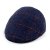 Flat cap - Gårda Premium Warrington Wool Sixpence (blauw)