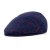 Flat cap - Gårda Premium Warrington Wool Sixpence (blauw)