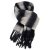 Sjaals - Gårda Dinibor Striped Scarf (grijs/zwart)
