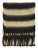Sjaals - Gårda Dinibor Striped Scarf (kaki/zwart)