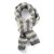 Sjaals - Gårda Grindelwald Striped Wool Mix Scarf (beige/grijs)