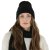 Sjaals - Gårda Sölden Cable Knit Wool Mix Scarf (zwart)