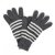Handschoenen - Gårda Cavalese Knitted Wool Mix Gloves (grijs/wit)