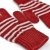 Handschoenen - Gårda Cavalese Knitted Wool Mix Gloves (rood/wit)