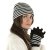 Handschoenen - Gårda Cavalese Knitted Wool Mix Gloves (zwart/wit)