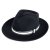 Hoeden - Gårda Belluno Crushable Wool felt Fedora (zwart)