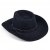 Hoeden - Gårda Bowmont Crushable Wool felt Western hat (blauw)