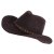 Hoeden - Gårda Bowmont Crushable Wool felt Western hat (bruin)
