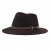 Hoeden - Gårda Braga Wool felt Fedora (bruin)