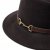 Hoeden - Gårda Braga Wool felt Fedora (bruin)