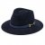 Hoeden - Gårda Braga Wool felt Fedora (marineblauw)