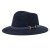 Hoeden - Gårda Braga Wool felt Fedora (marineblauw)