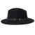 Hoeden - Gårda Braga Wool felt Fedora (zwart)