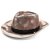 Hoeden - Gårda Buchanan Distressed Fedora (bruin)