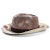 Hoeden - Gårda Buchanan Distressed Fedora (bruin)
