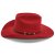 Hoeden - Gårda Chinook Cowboy (rood)
