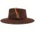 Hoeden - Gårda Everett Fedora (bruin)