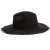 Hoeden - Gårda Fabriano Wide Brim Wool Fedora (zwart)