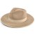 Hoeden - Gårda Mapleton Wide brimmed Fedora (beige)